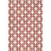 Carla Area Rug Red - 3 Bros Warehouse