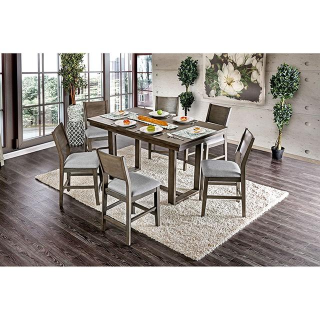 Anton 7 Pc Counter Ht Table Set - 3 Bros Warehouse