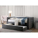 Susanna Gray Daybed w/ Trundle, Gray - 3 Bros Warehouse