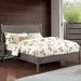 LENNART I Gray & Oak Full Twin Bed - 3 Bros Warehouse