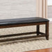 MEAGAN I Brown Cherry/Espresso Bench - 3 Bros Warehouse