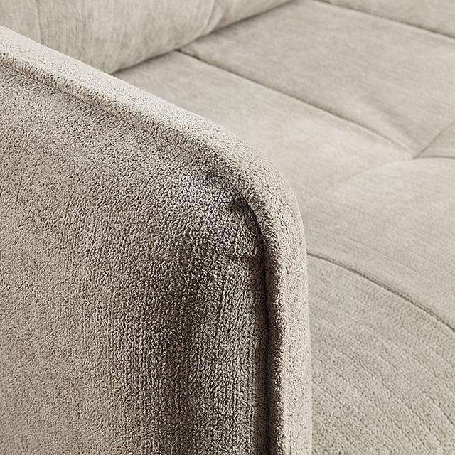 LYNDA Sofa w/ Pillows, Light Gray - 3 Bros Warehouse