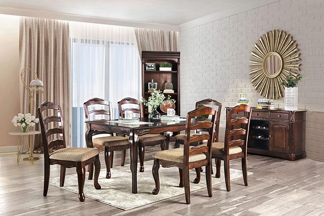 Townsville Dark Walnut 60" Dining Table - 3 Bros Warehouse