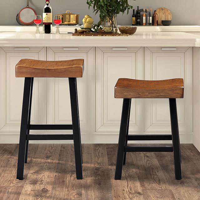 Biasca 29" Stool (2/CTN) White, Brown, & Black - 3 Bros Warehouse