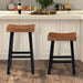 Biasca 29" Stool (2/CTN) White, Brown, & Black - 3 Bros Warehouse