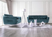 Civellutino Sofa Teal - 3 Bros Warehouse
