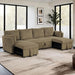 Denholme U-Sectional w/ Pull Out - 3 Bros Warehouse