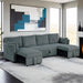 Denholme U-Sectional w/ Pull Out - 3 Bros Warehouse