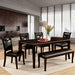 Woodside Dark Cherry/Espresso Dining Table - 3 Bros Warehouse