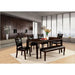 Woodside Dark Cherry/Espresso Dining Table - 3 Bros Warehouse