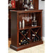 VOLTAIRE Dark Cherry Bar Table - 3 Bros Warehouse