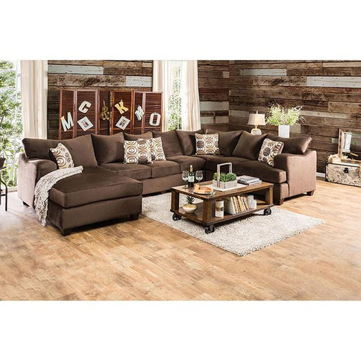 WESSINGTON Chocolate U-Shaped Sectional image