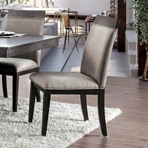 Modoc Espresso/Beige Side Chair (2/CTN) - 3 Bros Warehouse