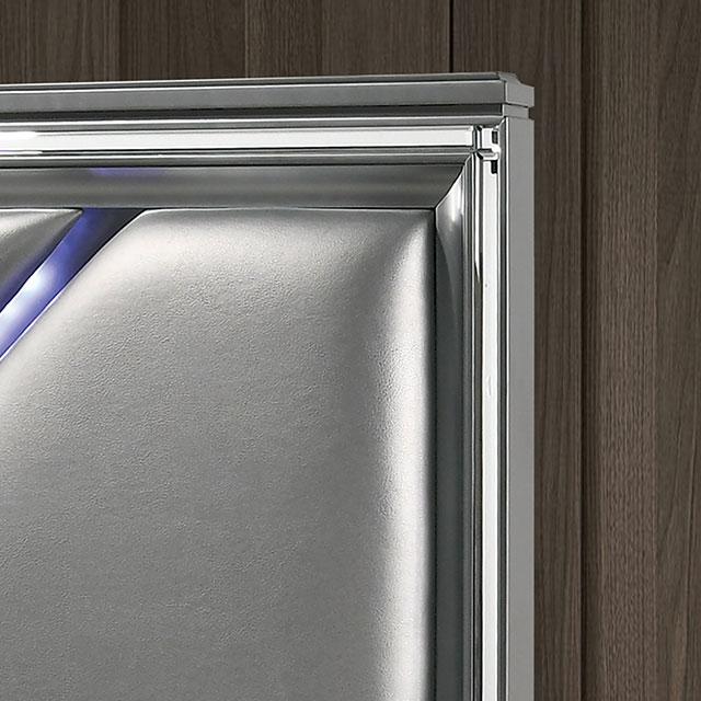 Emmeline Bed Silver & White - 3 Bros Warehouse