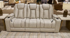 Elevate Edges Reclining Sofa with Drop Down Table - 3 Bros Warehouse