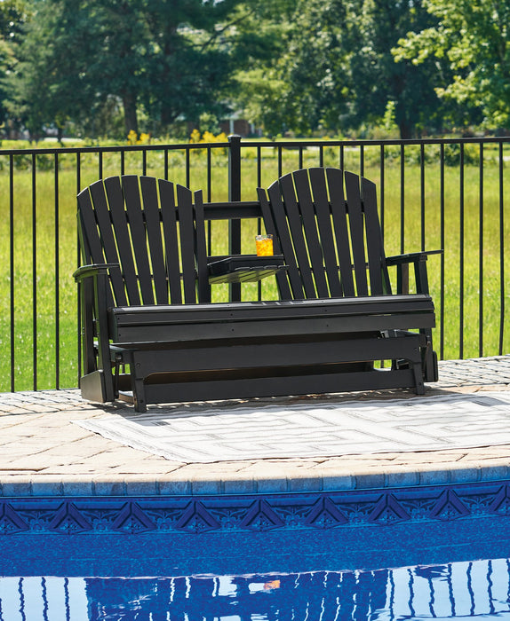 Hyland wave Outdoor Glider Loveseat - 3 Bros Warehouse