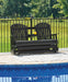 Hyland wave Outdoor Glider Loveseat - 3 Bros Warehouse