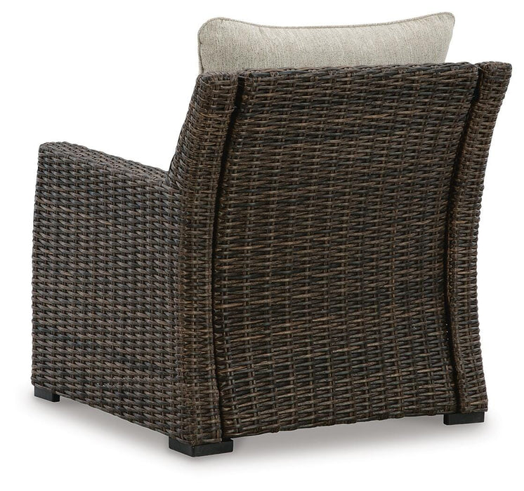 Brook Ranch Outdoor Lounge Chair with Cushion - 3 Bros Warehouse