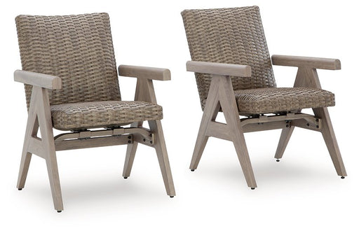 Cliff Trails Outdoor Rocking Arm Chair (Set of 2) - 3 Bros Warehouse