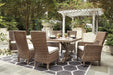 Beachcroft Outdoor Dining Set - 3 Bros Warehouse