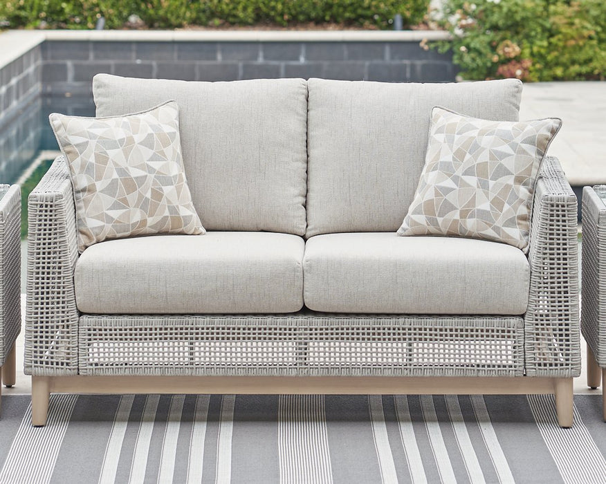 Seton Creek Outdoor Loveseat with Cushion