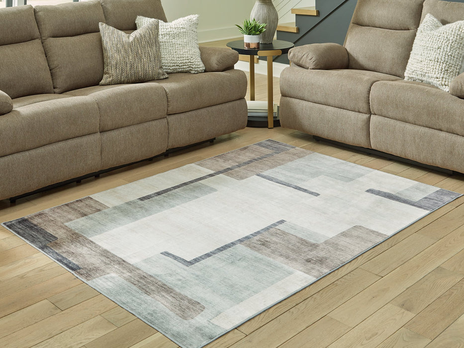 Larkport Washable Area Rug - 3 Bros Warehouse