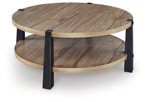 Ridgester Coffee Table - 3 Bros Warehouse