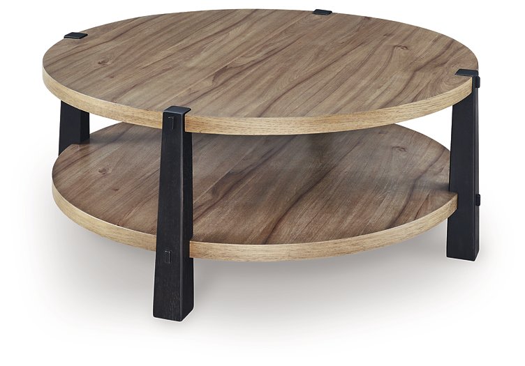 Ridgester Coffee Table - 3 Bros Warehouse
