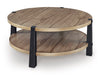 Ridgester Coffee Table - 3 Bros Warehouse