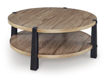 Ridgester Coffee Table - 3 Bros Warehouse