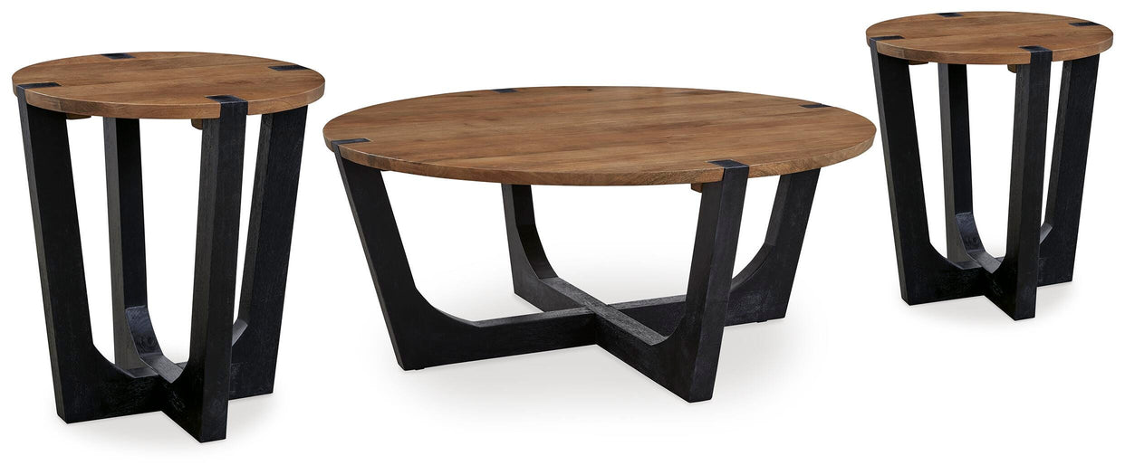 Hanneforth Occasional Table Set - 3 Bros Warehouse