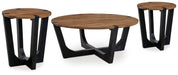 Hanneforth Occasional Table Set - 3 Bros Warehouse