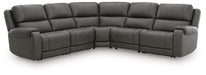 5Z - Pittson Power Reclining Sectional - 3 Bros Warehouse