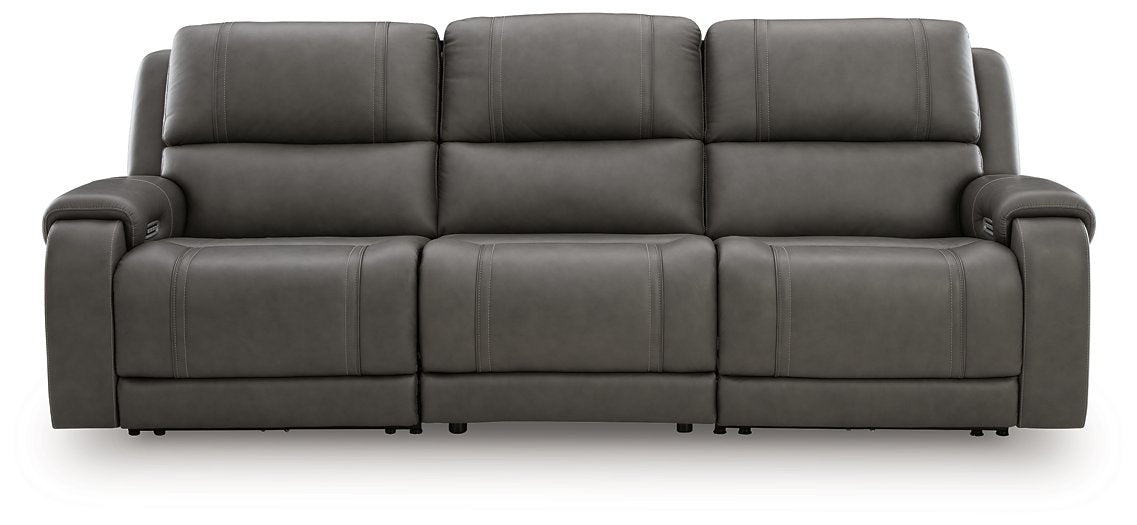 5Z - Pittson Power Sectional Reclining Sofa - 3 Bros Warehouse