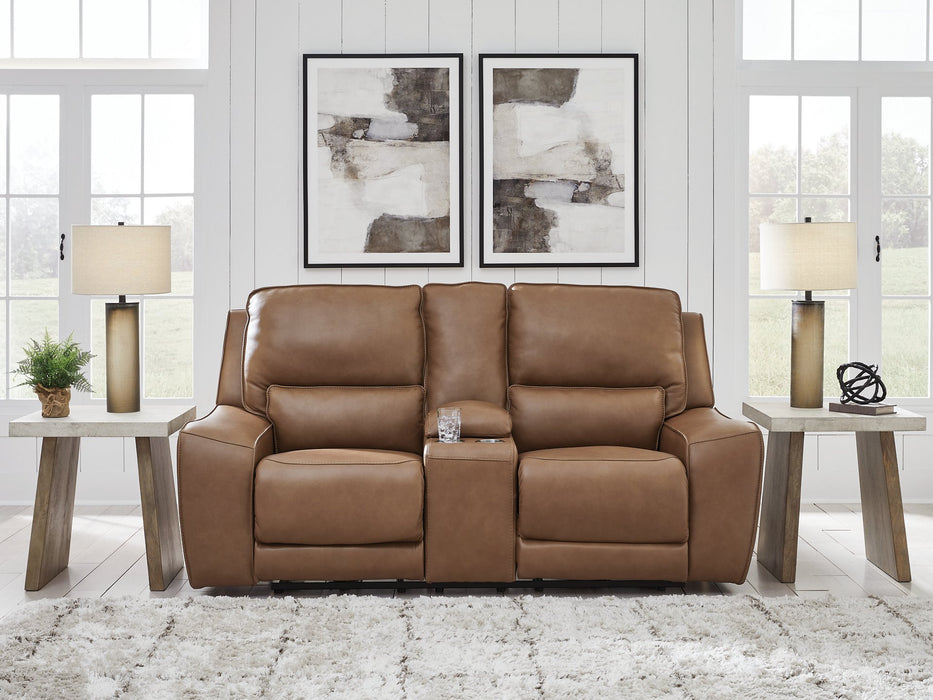DeepWakes Power Reclining Loveseat with Console - 3 Bros Warehouse