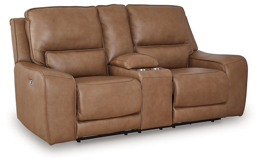 DeepWakes Power Reclining Loveseat with Console - 3 Bros Warehouse