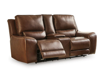 DeepWakes Power Reclining Loveseat with Console - 3 Bros Warehouse
