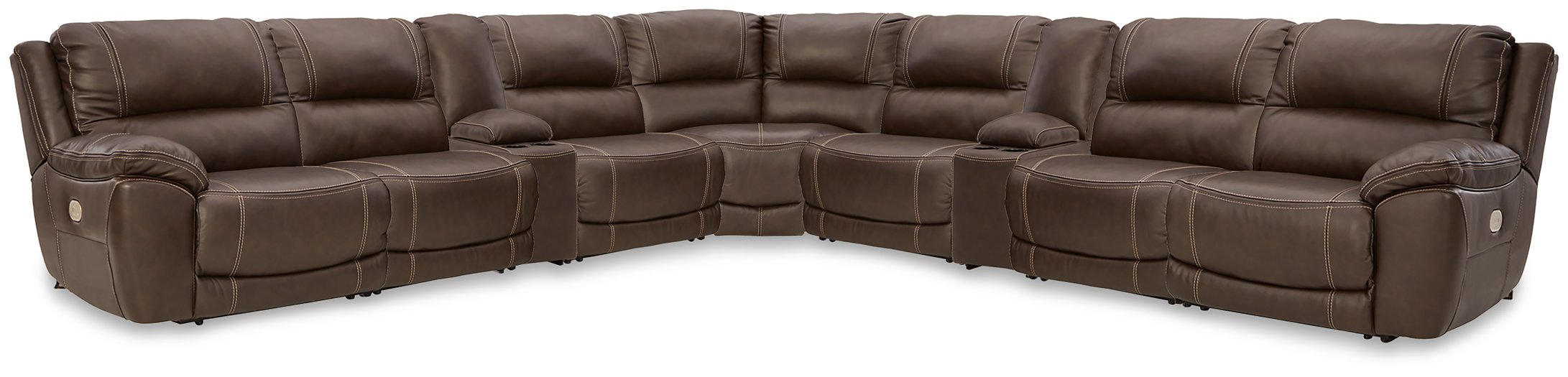 Dunleith Power Reclining Sectional - 3 Bros Warehouse