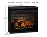 Entertainment Accessories Electric Infrared Fireplace Insert - 3 Bros Warehouse