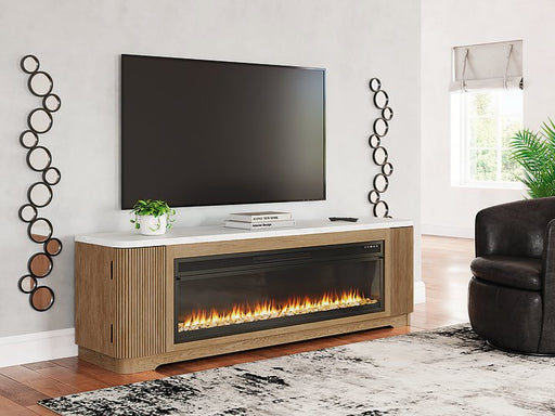 Camdill 80" TV Stand with Electric Fireplace - 3 Bros Warehouse