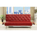 Farel Futon Sofa Red & White - 3 Bros Warehouse
