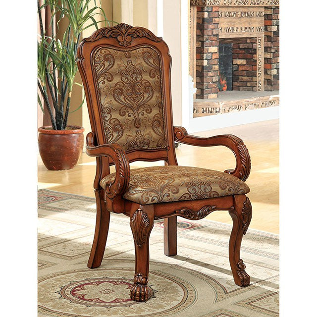 Medieve Antique Oak Arm Chair (2/CTN) - 3 Bros Warehouse