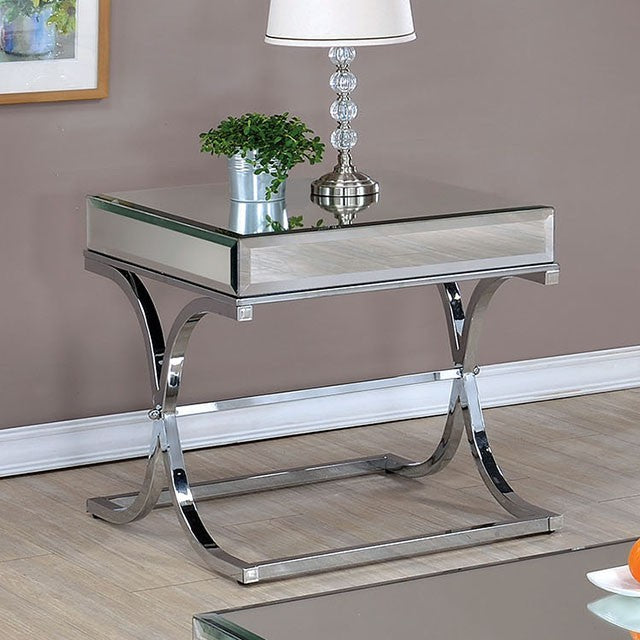 SUNDANCE Chrome End Table, Chrome - 3 Bros Warehouse