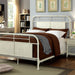 Haldus Cal.King, E.King, & Twin Bed White, Ivory, & Red - 3 Bros Warehouse