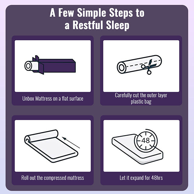 Nasturtium 10" Twin Bamboo Charcoal Infused Memory Foam - 3 Bros Warehouse