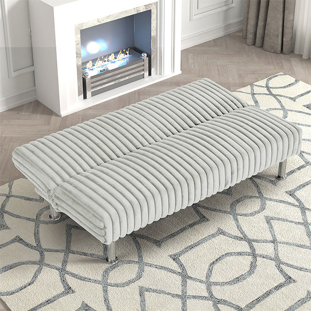 Hinwil Futon Sofa Bed Pink, Beige Grey, & Black - 3 Bros Warehouse