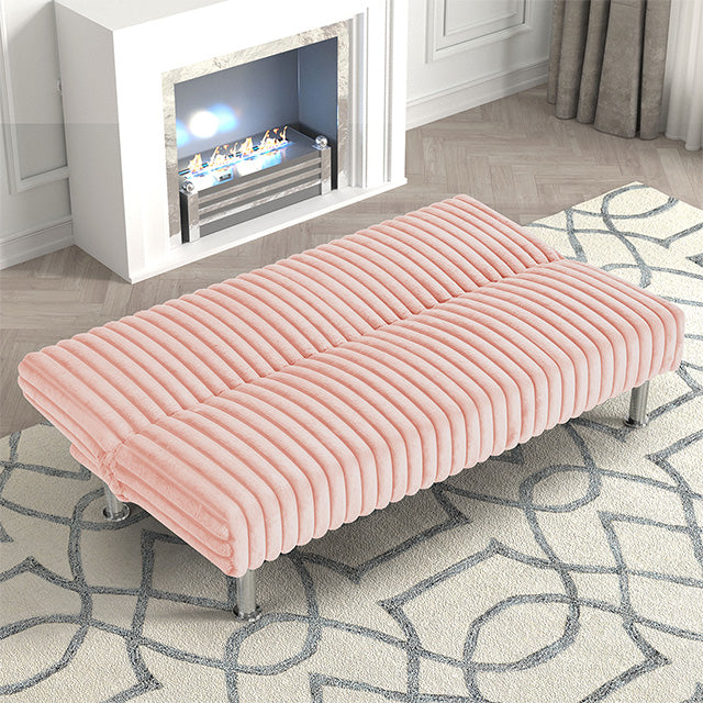 Hinwil Futon Sofa Bed Pink, Beige Grey, & Black - 3 Bros Warehouse