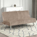 Hinwil Futon Sofa Bed Pink, Beige Grey, & Black - 3 Bros Warehouse