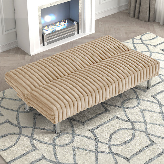 Hinwil Futon Sofa Bed Pink, Beige Grey, & Black - 3 Bros Warehouse