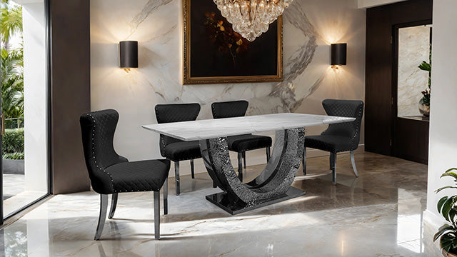 Portanova 7 Pc Dining Table Set - 3 Bros Warehouse